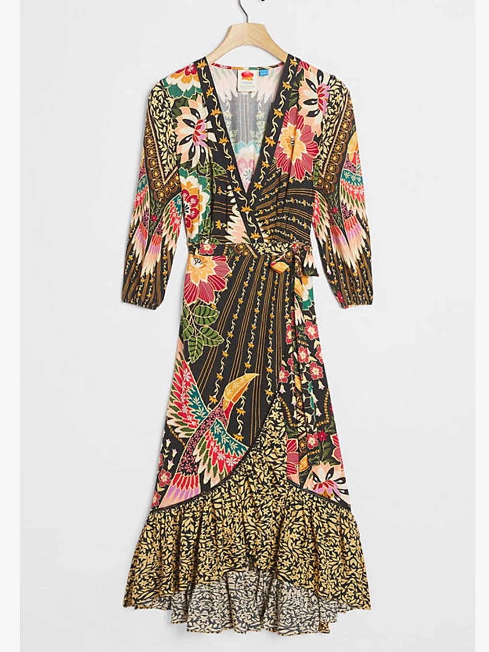Farm Rio Tropical Wrap Maxi Dress In Assorted xl